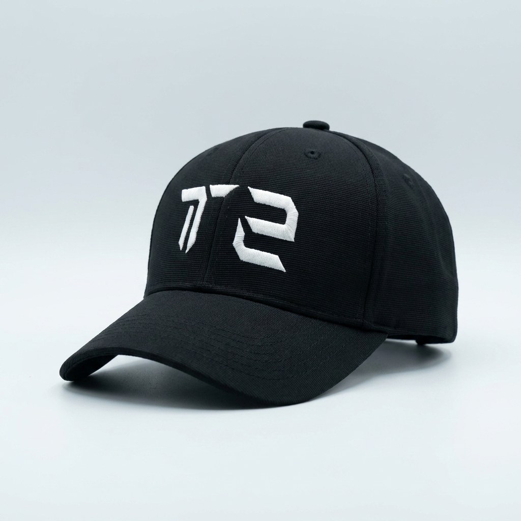 Gorra con bordado minimalista