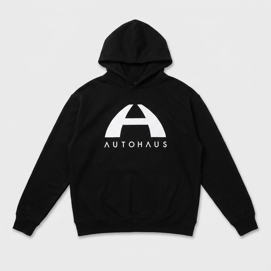 Hoodie con logo estampado